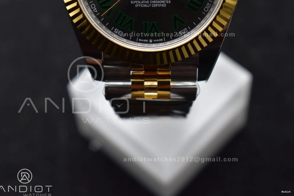on FashionForward Dial 126333 Roman Weight) Jubilee 904L 620 (Gain SH3235 YG YG Edition DateJust Best 41 Bracelet 1:1 Steel ARF SS Gray Green SS 0708